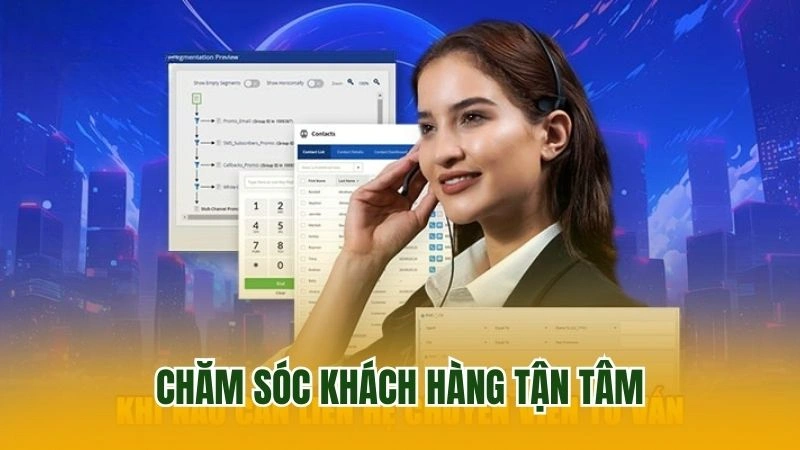 Chăm sóc khách hàng tận tâm